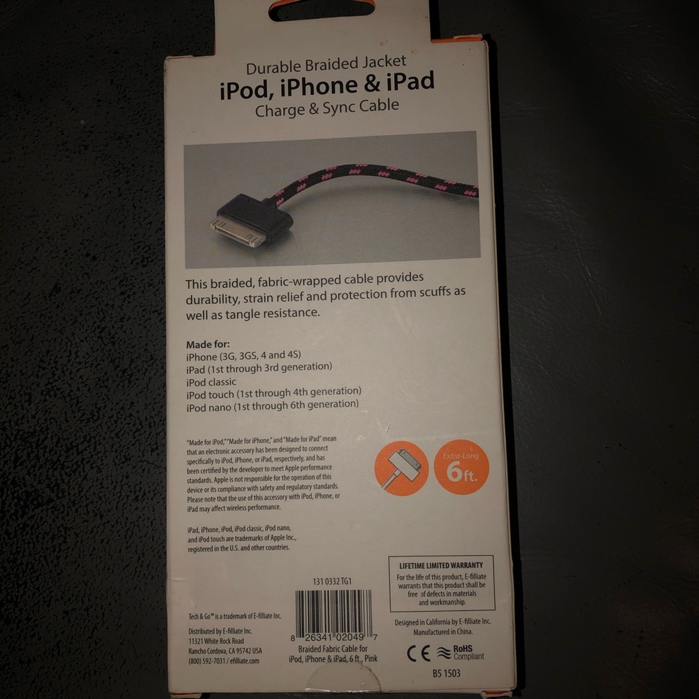 iPhone iPad iPod charger